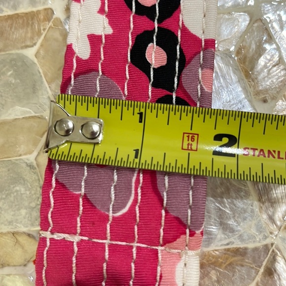 Beautiful floral silk belt size small/medium - Picture 6 of 8